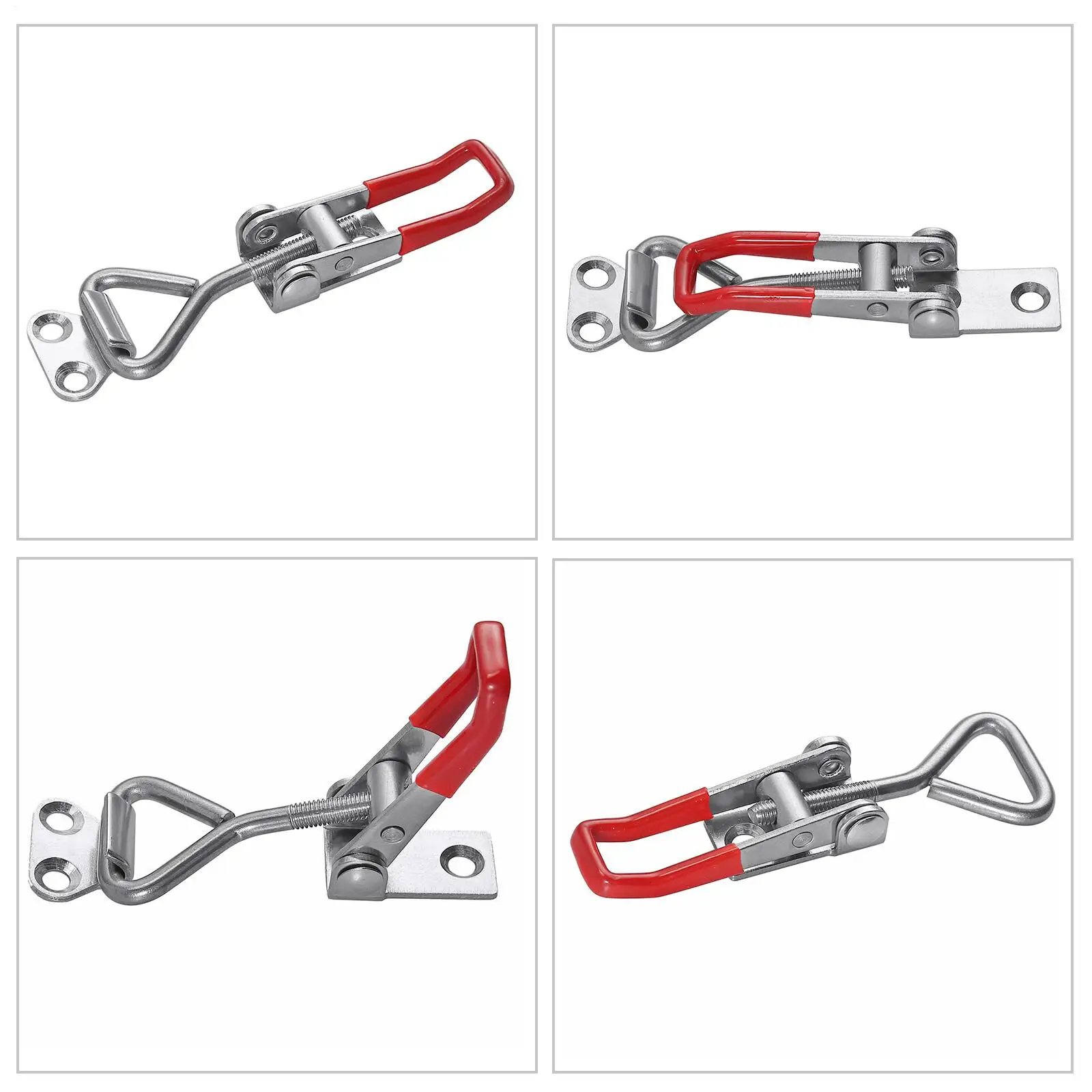 

Металлические защелки (10 шт.) с защитой от ржавчины, быстросъемные, регулируемые, для дверей, шкафов, крышек, ящиков, морозильных камер