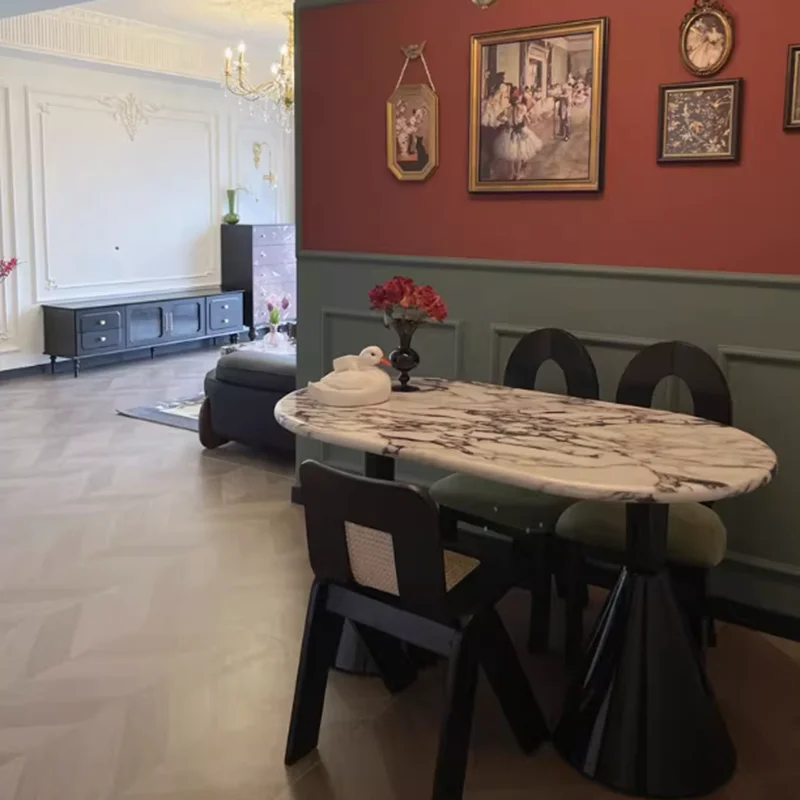 

-* For Luxury Dining Table Modern Unique Designer White Restaurant Dining Table Marble Salon Nordic Mesas De Comedor Furniture&