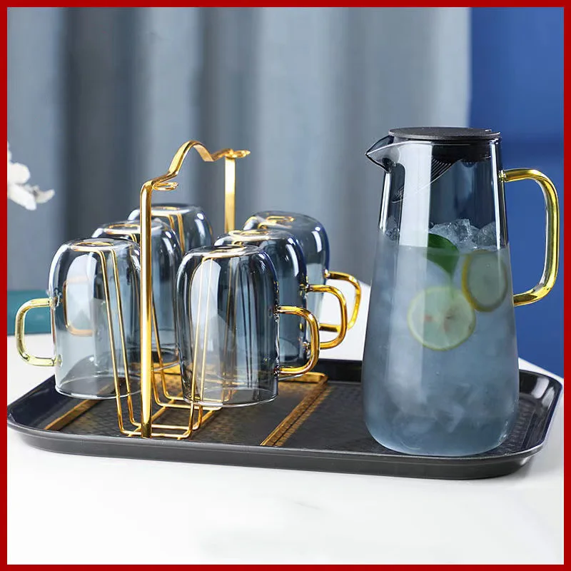 Thickened heat-resistant glass Teapot  Large-capacity Household Kitchen，Scented Tea ， Milk Coffee Tea Pot Drinkware 350/1600ml