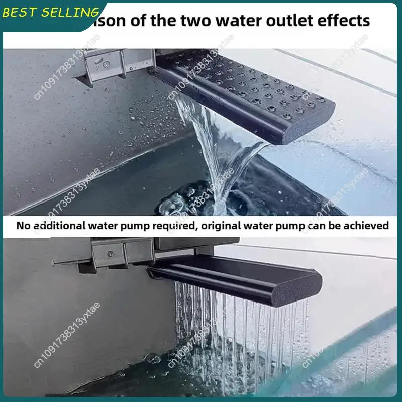 N09R-4PCS Outlet Connector Modification For Mijia Fish Tank Dual-Use Outlet Water Rainfall Waterfall Enrichment Parts