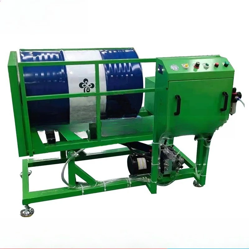 

200L barrel electric pneumatic explosion-proof roller barrel mixer, catalyst hydraulic lifting mixing shaker fast