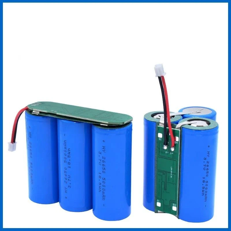 100PCS For 26650 Battery Pack 11.1V 3S1P Rechargeable Lithium Ion Battery Pack 3000mAh