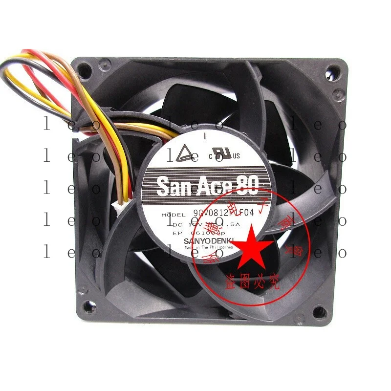 EE  1PC   9GV0812P1F04 12V 1.5A 8CM 8038 4-wire cooling fan  *cm