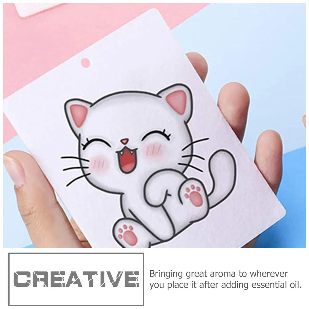 

Car Aromatherapy Tablets Felt Sublimation Blanks DIY Air Freshener Sheets Double Sided Printing Easy Clean Dry Safe Custom
