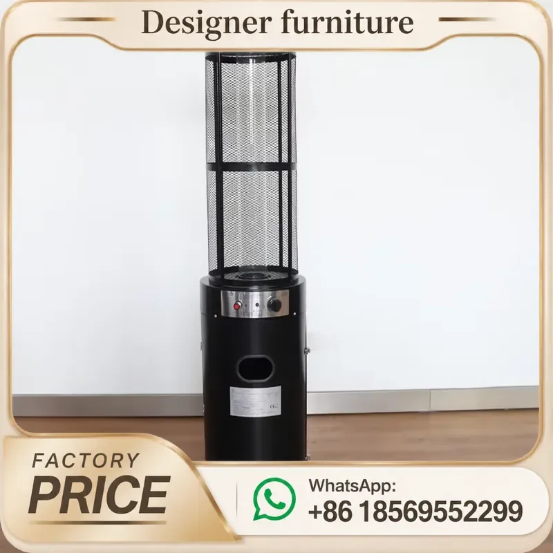 1800mm Gas Glass Tube Patio Heater Outdoor Cylindrical Propane Heater For Garden CE ETL Certified