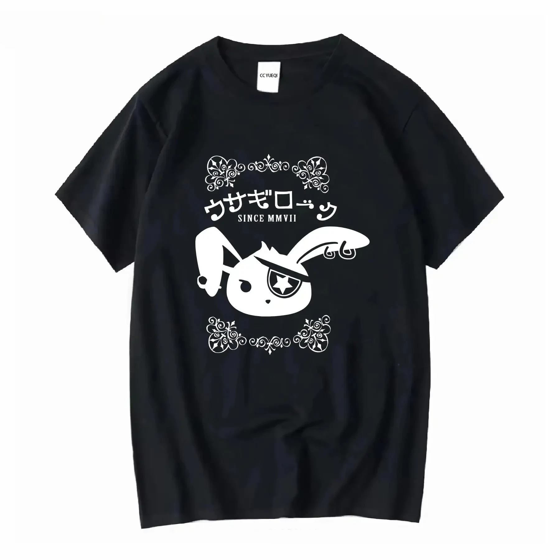 Punk Bunny T Shirt Pastel Goth RabbiT Gothic Jrock Yami Kawaii Visual Kei Scene Emo Long or Short Sleeves Vintage Washed S-5xl