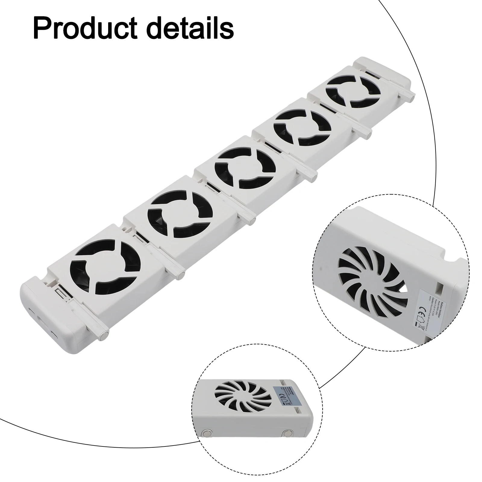 1.65W Intelligent Cooling Fan Quiet Drive Temperature Sensor Automatic Thermostat for ce Certified Easy To Install