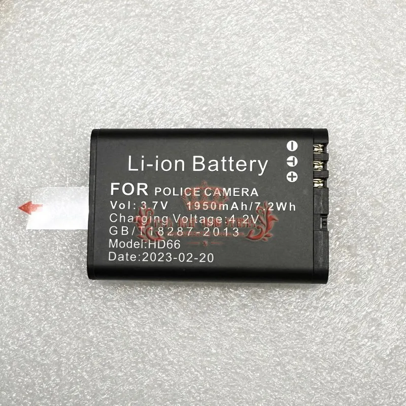 

For HP/HP A7/DSJ-A7/HD66 video law enforcement recorder battery police camera