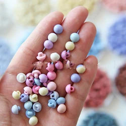 High Quality 7.5mm Mini Buttons Plastic Doll Clothes Mushroom Buttons For Handmade Cartoon Garment Sewing DIY Craft Needlework