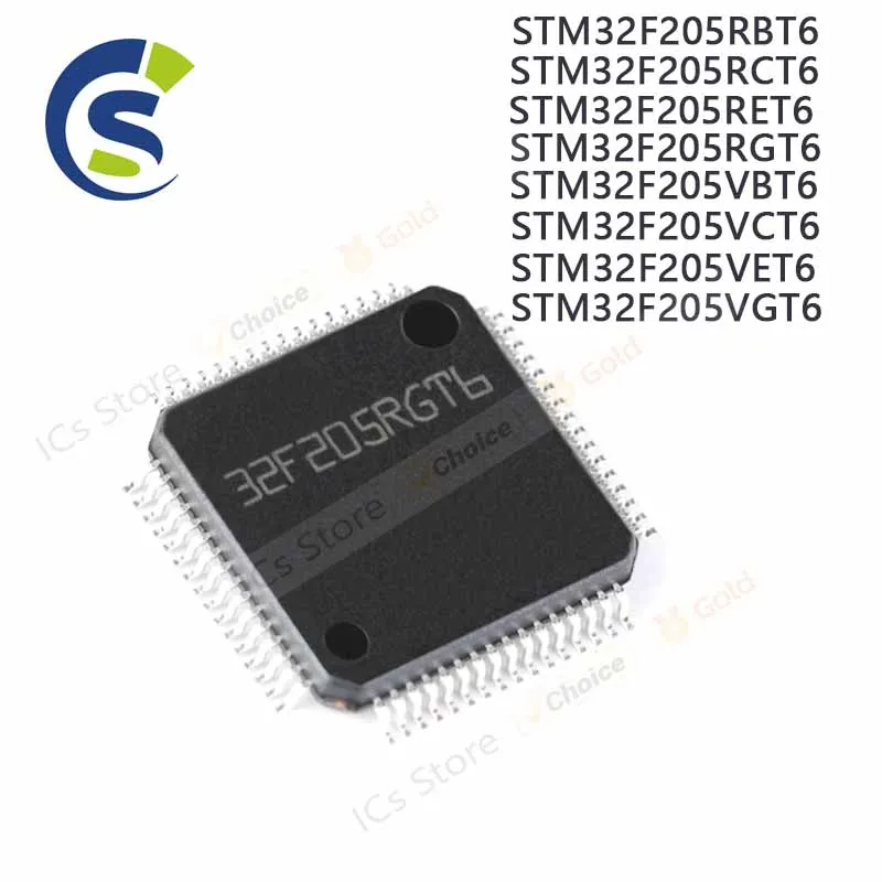 1PCS 100% New STM32F205RGT6 STM32F205RET6 STM32F205RCT6 STM32F205RBT6 STM32F205VGT6 STM32F205VET6 STM32F205VCT6 STM32F205VBT6