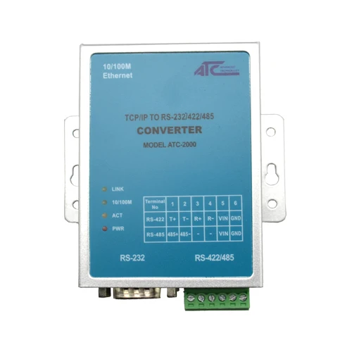 TCP/IP - RS-232/422/485 コンバータ (ATC-2000)