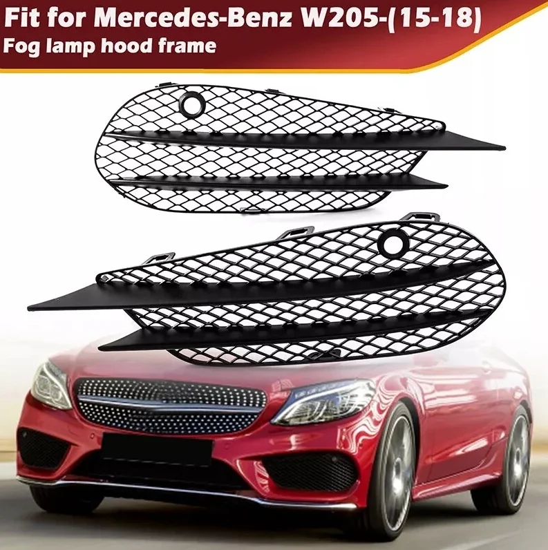 

2058852523,2058852623 Бампер Противотуманная фара Крышка вентиляционной решетки 2058854023,2058854123 Для Mercedes W205 C180 C200 C260 2015-2018