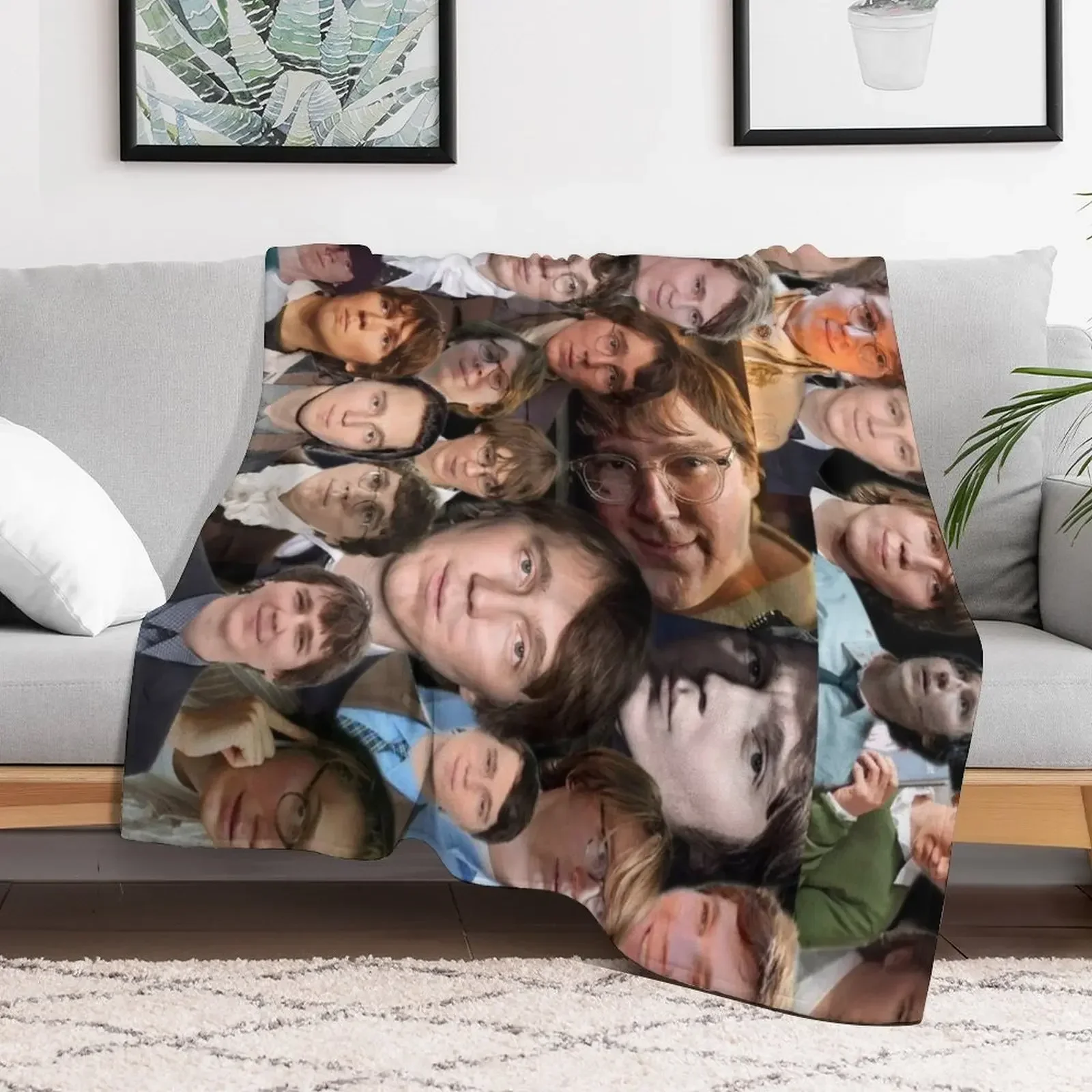 

paul dano - I love paul dano photo collage Throw Blanket blankets and throws Sofa Throw Plush Luxury Brand Blankets