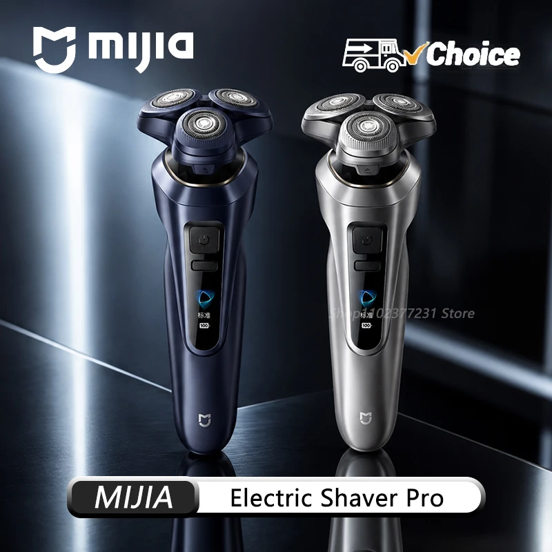 MIJIA Electric Shaver Pro 360° Floating Head Dual Ring Lock Smart Color Display IPX8 Wet & Dry USB-C Rechargeable Beard Razor CN