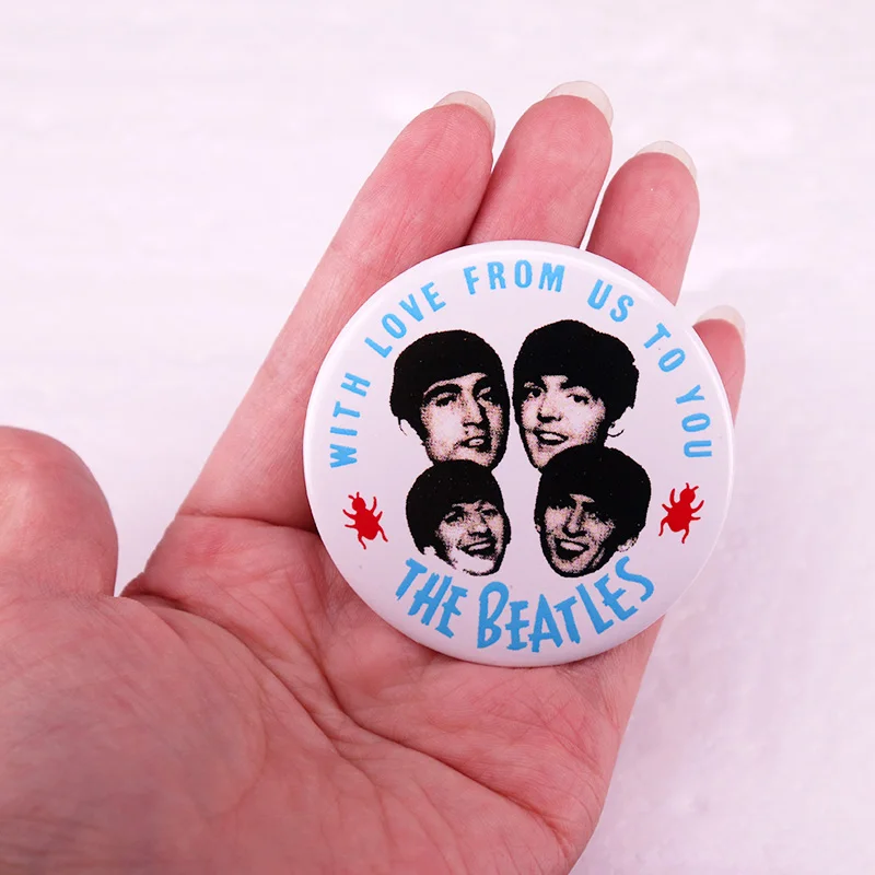 English Rock Band Pinback Button Pin Badge Music Jewelry 58MM