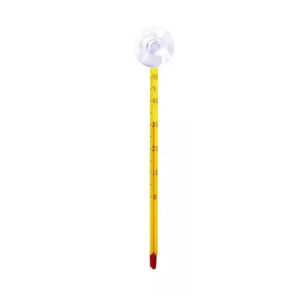 Digital Aquarium Thermometer Turtle Fish Tank Glass Water Anti Dropping Temperature Meter Vertical Detector Measurement