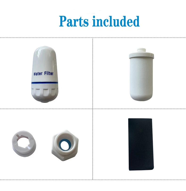 Intelligenter Wasserhahn-Wasserfilter/Leitungswasserfilter-Sets/Küchenwasserfilter mit 0,5 Mikron Keramikkerze + universeller Wasserhahnanschluss