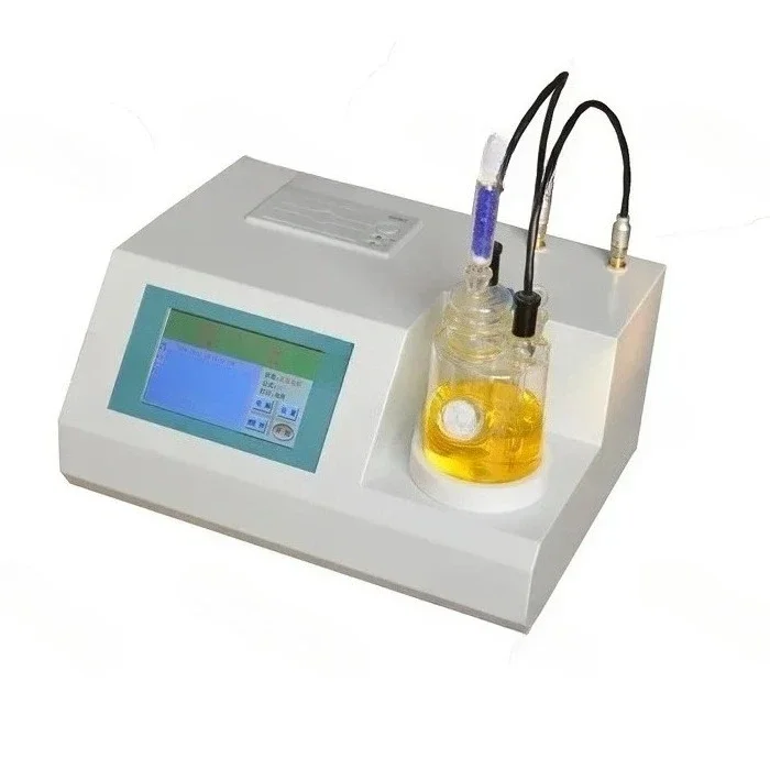 Coulometric Karl Fischer Titration Oil Moisture Content Tester Micromoisture Analyzer.