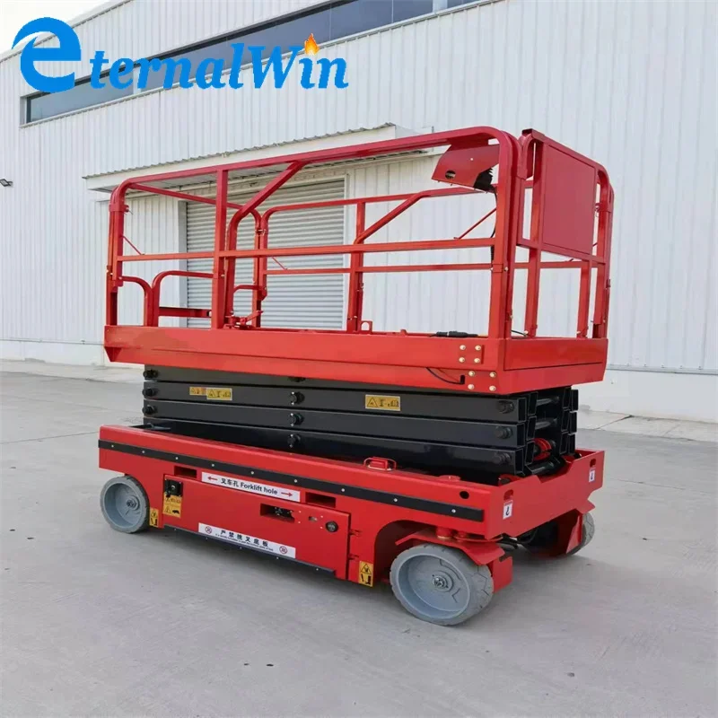 Aluminum Electric Lifter Hydraulic Mobile Scissor Type Aerial Work Lift Platform Ladder