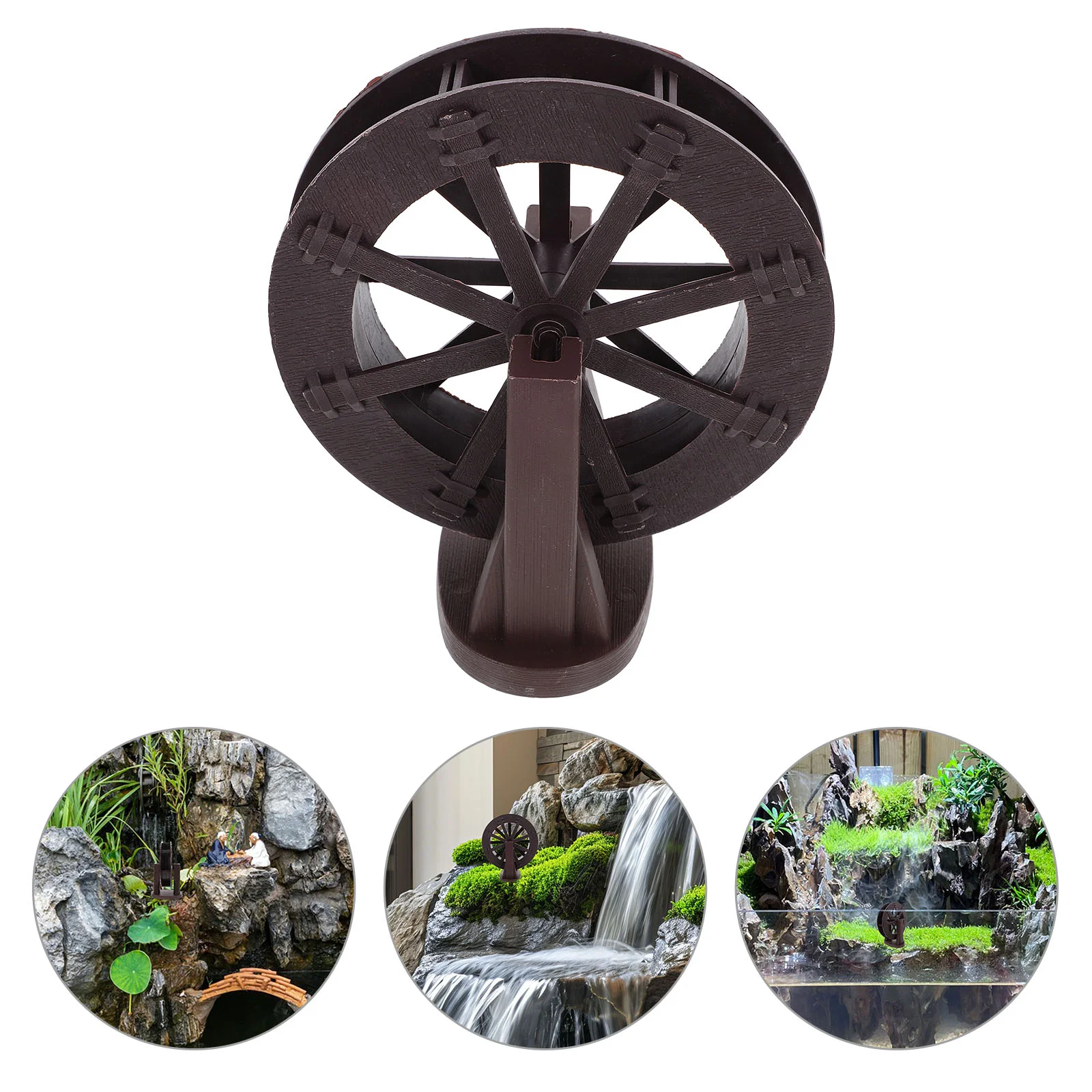 Accessories Fountain Feng Shui Wheel Office Indoor Waterfall Plastic Micro Decor - Image 4