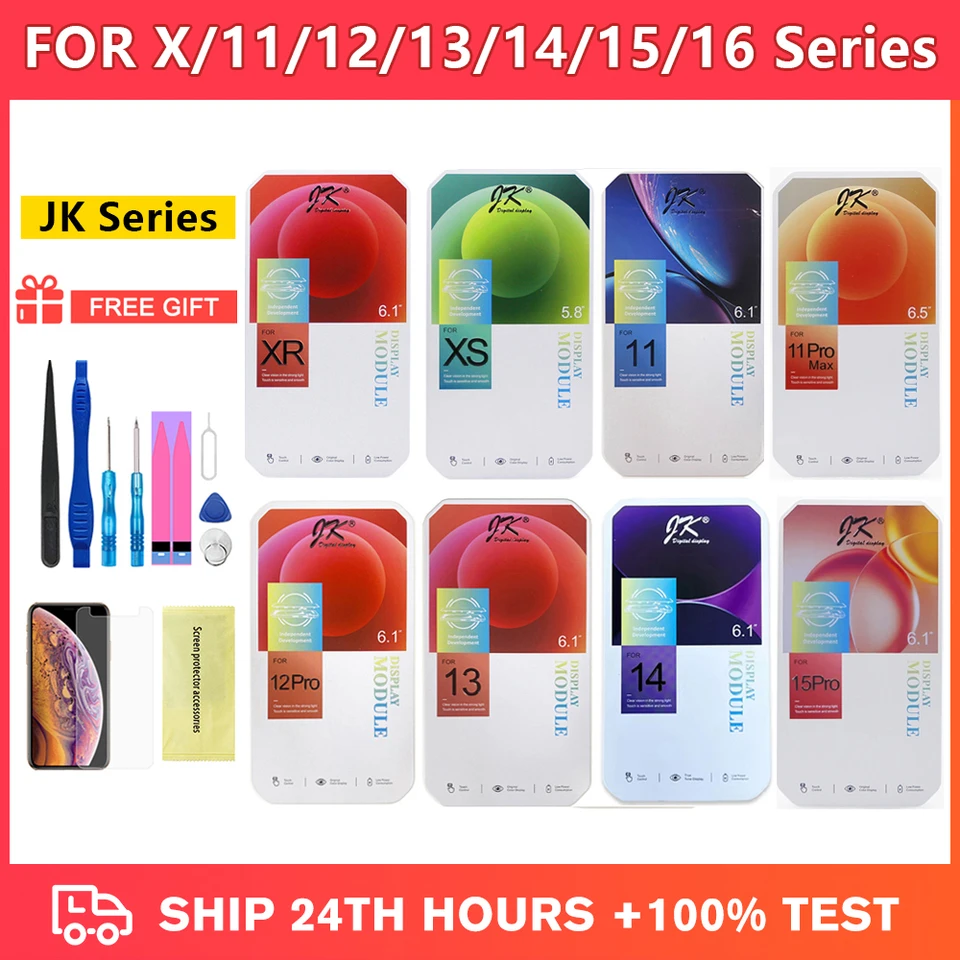 JK Series LCD Touch Screen Digitizer Assembly for iPhone X XS XR
