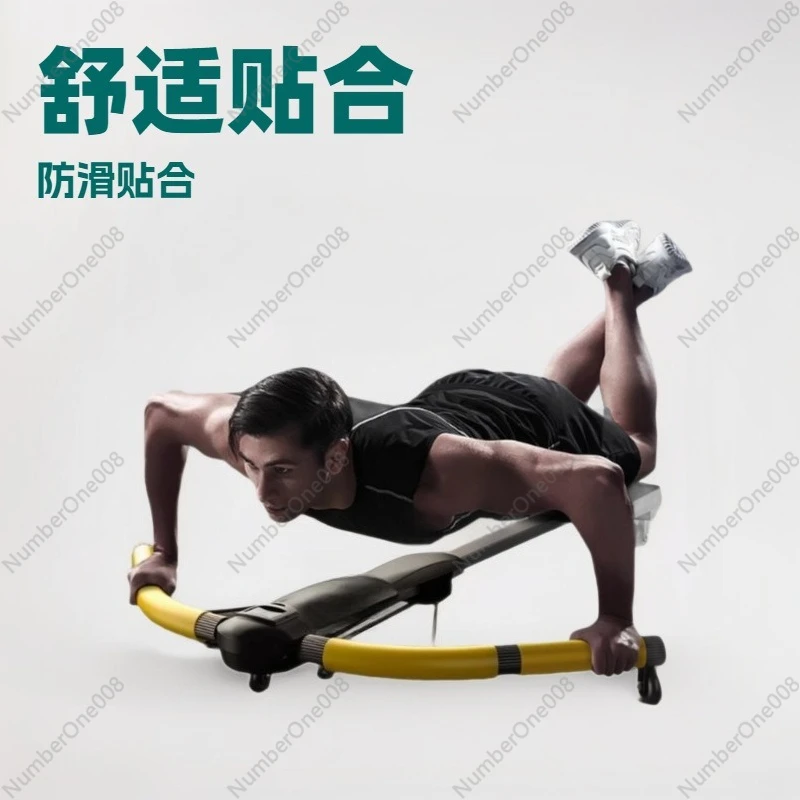 Auto Rebound Abdominal Trainer, Multifunctional Home Gym Equipment for Stomach Fat Workout Strengthen Core Muscle