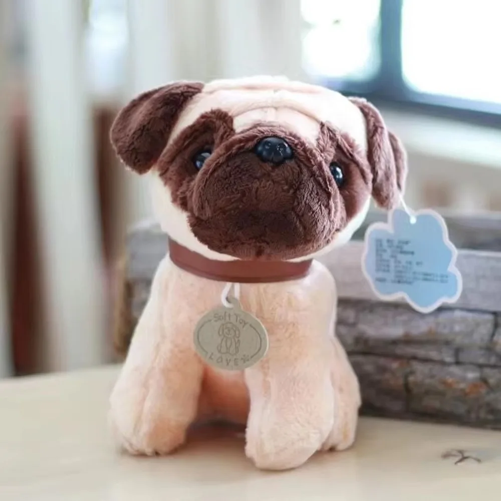 20CM Plush Companion Doll Small Pet Dog Cute Puppy Stuffed Animal Pillow Husky Golden Retriever Doll Animal Plush Toy