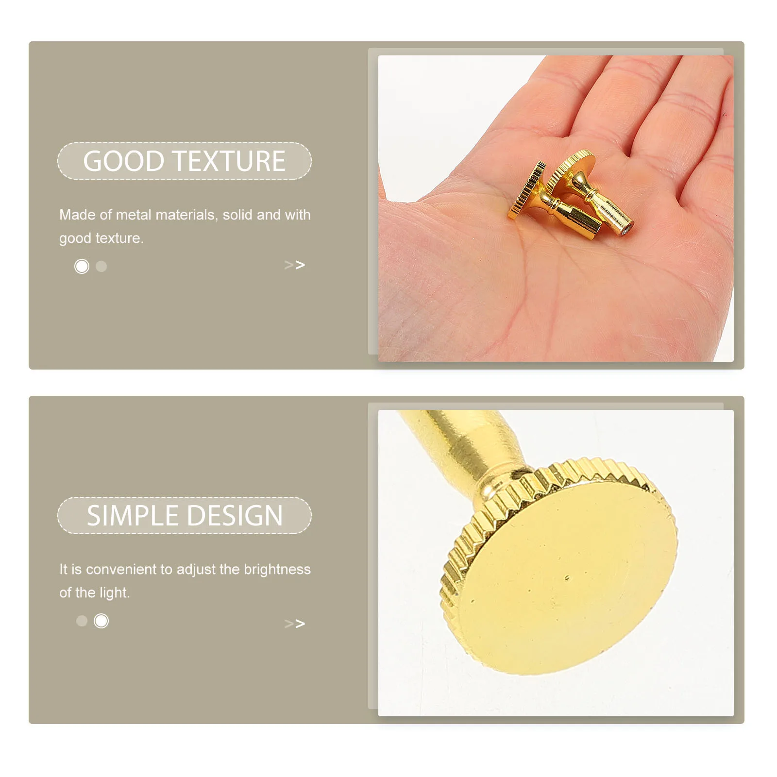 

4Pcs Lamp Switch Replacement Copper Light Socket Knob for Floor Table Lamp Turn on Off Switch Control Handle Part