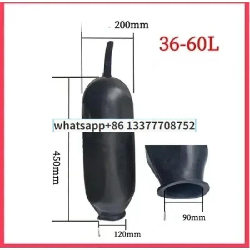 Rubber Bladder Water Storage 8L 24L 100L 150L 200L 300L Pressure Tank Air Bag / Full Self Priming Cold and Hot Water Pump image 5