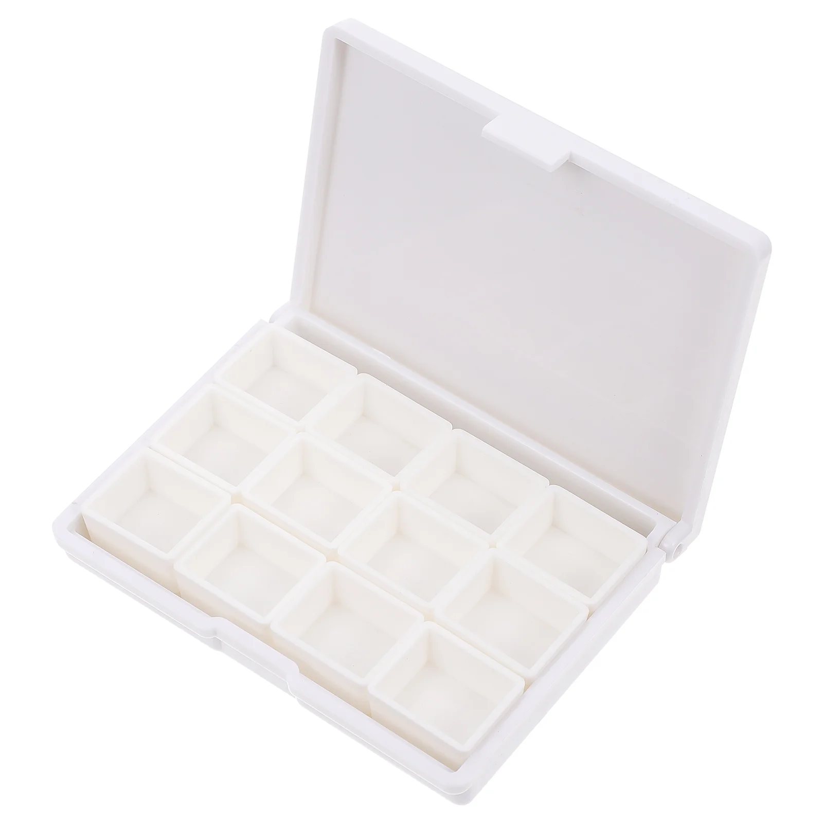 Portable Paint Box Painting Supplies Mini Compartments Boxes Pigment Small Cubes