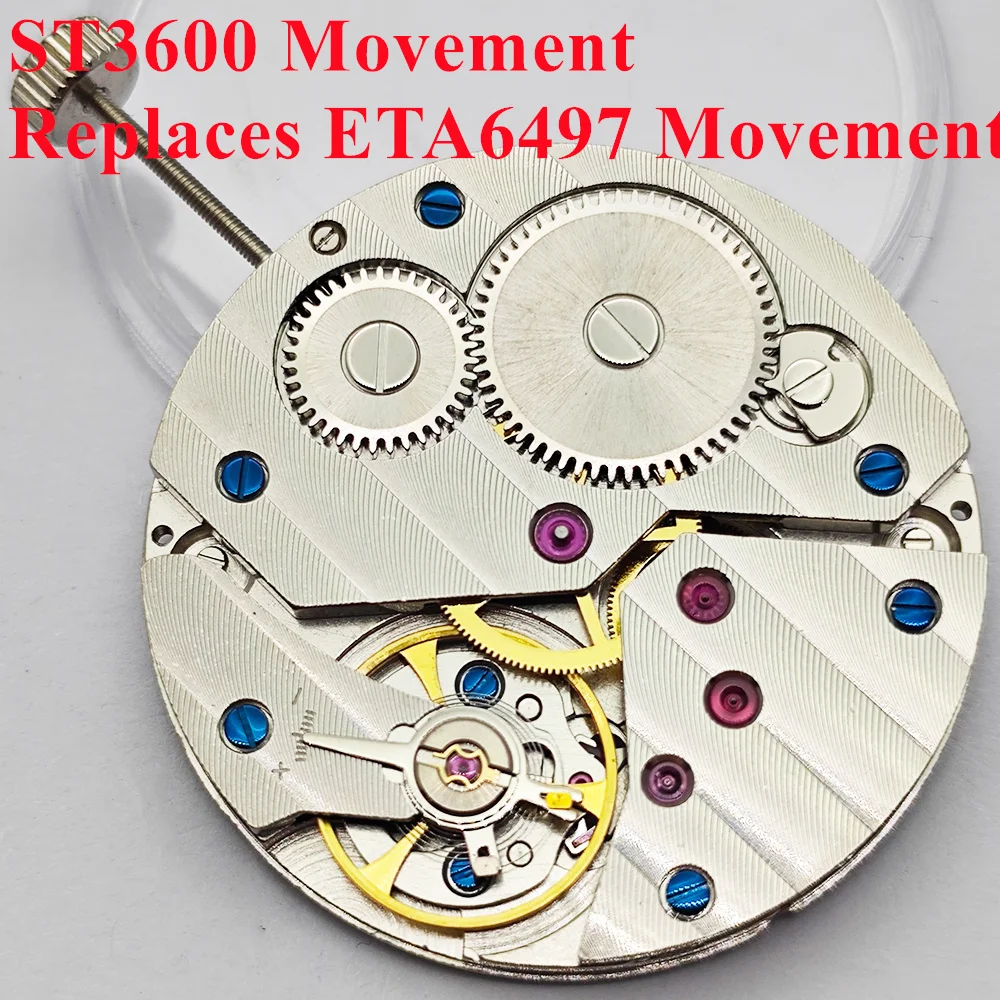 

Механический механизм ST3600, высокая точность, 17 камней, замена ETA 6497, аксессуары для часов, детали
