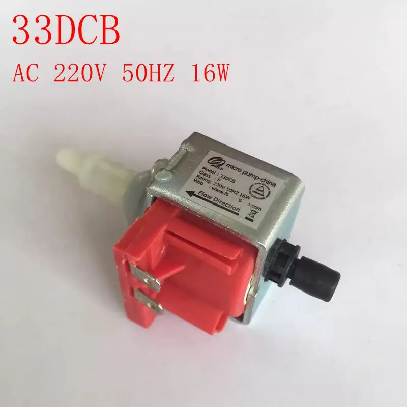 

33DCB Electromagnetic Pump AC230v 16W Steam Iron Steam Machines Mop Medical Water Pump Micro Solenoid Pump