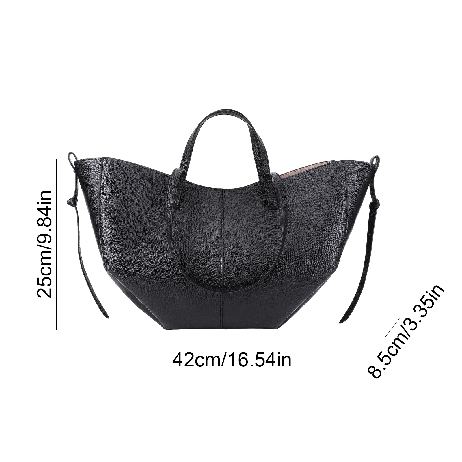 Fashion Luxury Design PU Leather Shoulder Bag Large Capacity Tote Bag Women Handbag Purse Female Underarm Bag Travel Totes