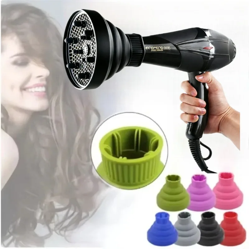 1pcs Universal Silicone Curly Hair Styling Air Blower Tool Accessory,used To Define Curly and Frizzy Control Tool