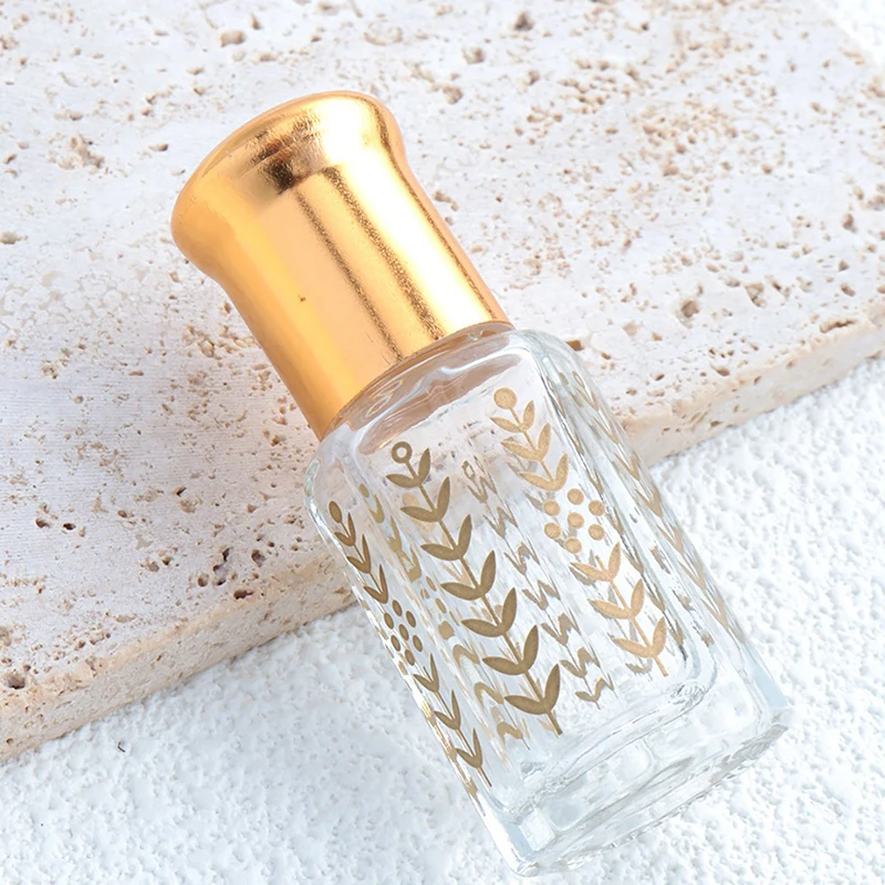 زجاجات عطر فارغة قابلة لإعادة الملء ، لفة زجاجية على زجاجة ، حاوية زيت أساسي صغيرة ، عينة محمولة ، زجاجة زيت الشفاه الدوارة