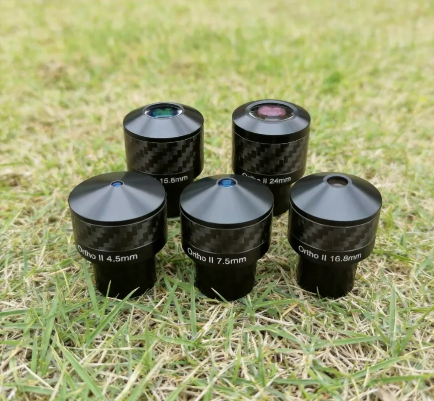 Ocular Acromático Kson ORtho II de 1.25 Pulgadas, Sin Distorsión Abbe, Accesorio Telescópico de Alta Calidad para Observación de Estrellas y Astronomía