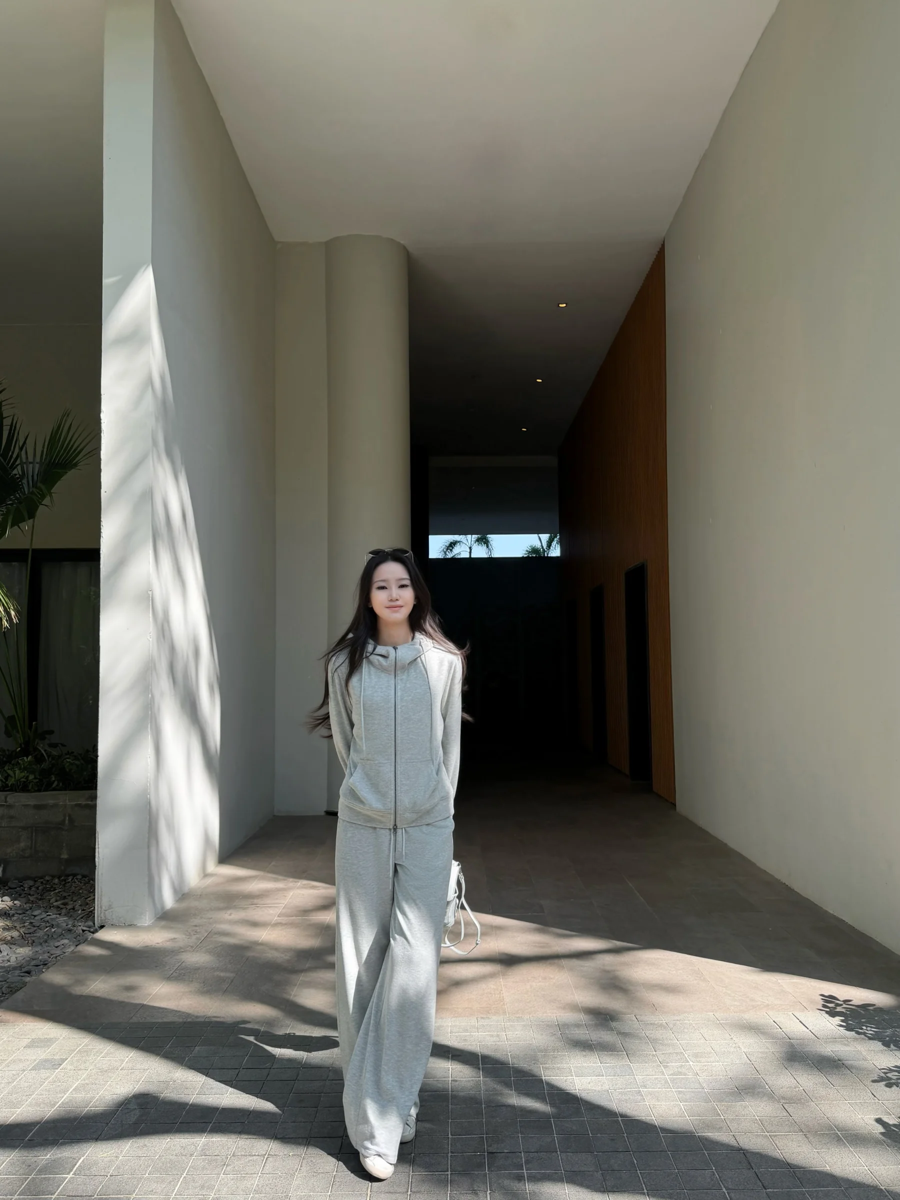 

5werkwen Cozy Double-Sided Silk Wool Sweatirt Vest Pants Casual Tee-Piece Set Women's Faion Spring Autumn Leisure Outfit