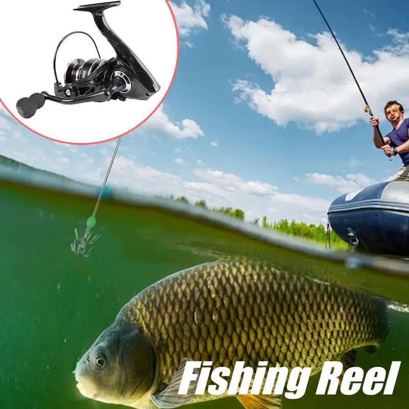 

Spin Fishing Reel Smooth Action High Ratio Spin Fishing Reel Fish Gear Bait Cast Tool With Quiet Operations For Travel Holidays
