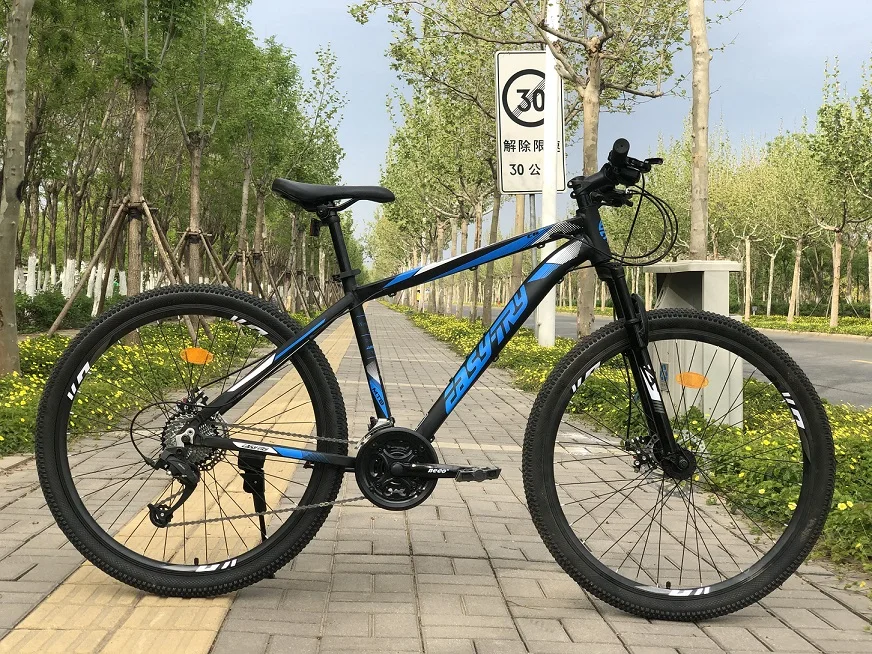 Wholesale Customized 21 Speed Adult Mountain Bike Men's Disc/V Brake Bicycle with Steel Fork Middle Level Affordable