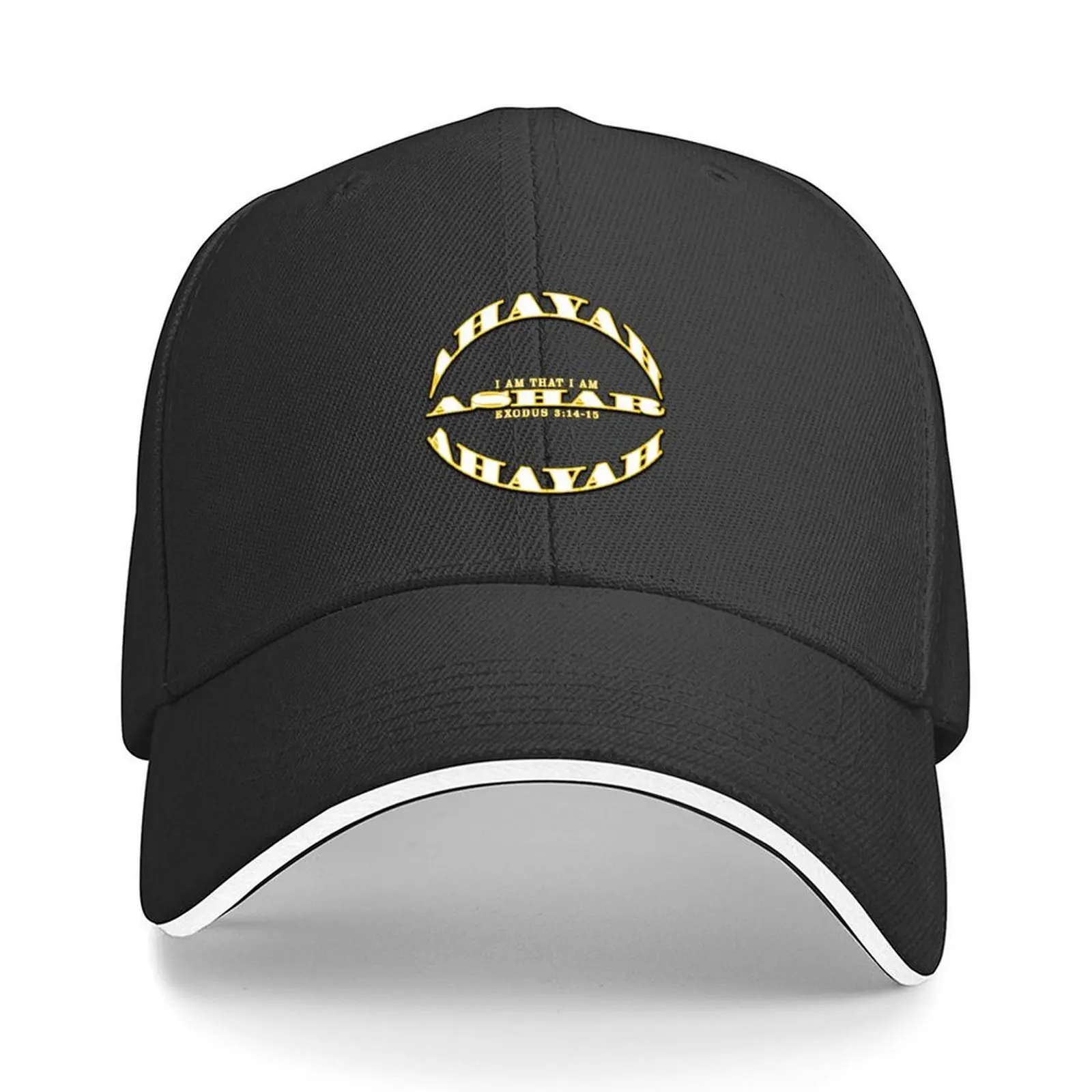 

I AM THAT I AM, Ahayah Ashar Ahayah, Bible Verse, Explore Now! Baseball Cap Trucker Hat Golf Hat Sun Cap Golf Wear Men Women's