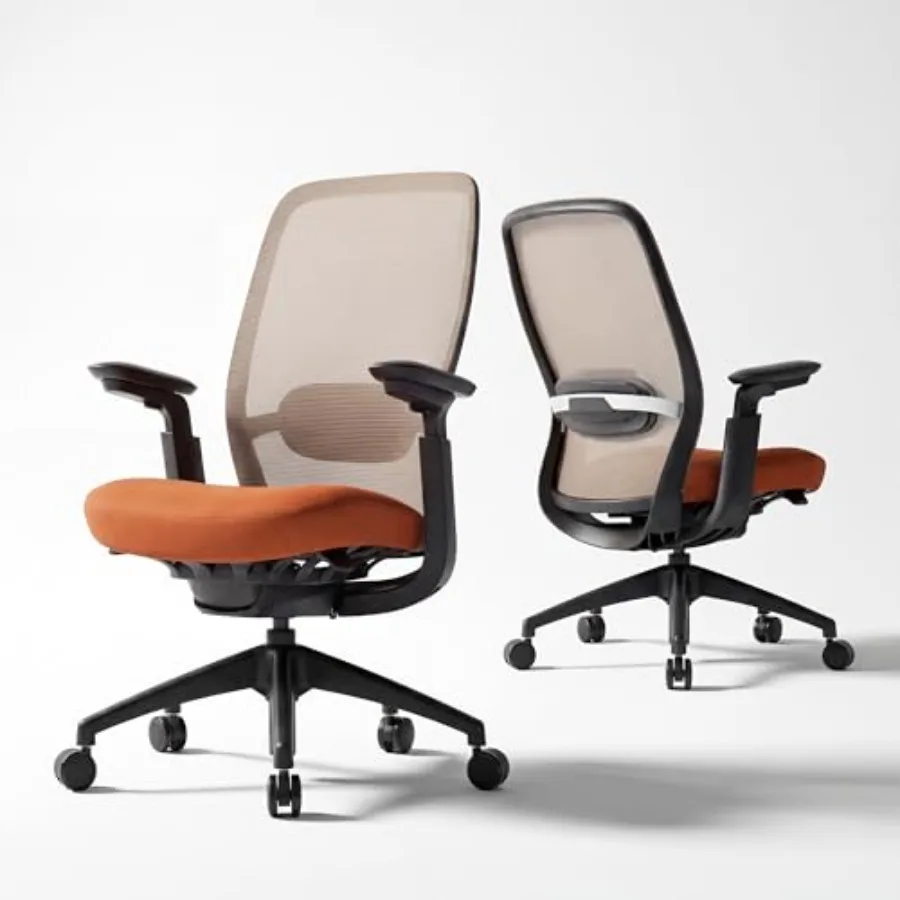 

Aether Executive Office Chair for Long Hours, One-Touch Easy Adjust Managerial Desk Chair with Levitating Seat Cushion and Pilo