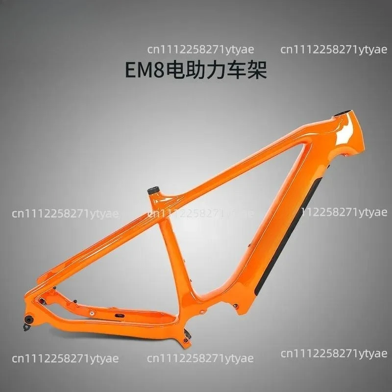 EM8 carbon fiber electric bicycle frame is suitable for central motor 27.5 inches 29 inches