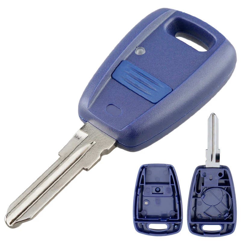

1-кнопочный автомобильный брелок для ключей, подходит для Fiat Doblo Bravo Punto, чехол для дистанционного ключа с лезвием GT15R