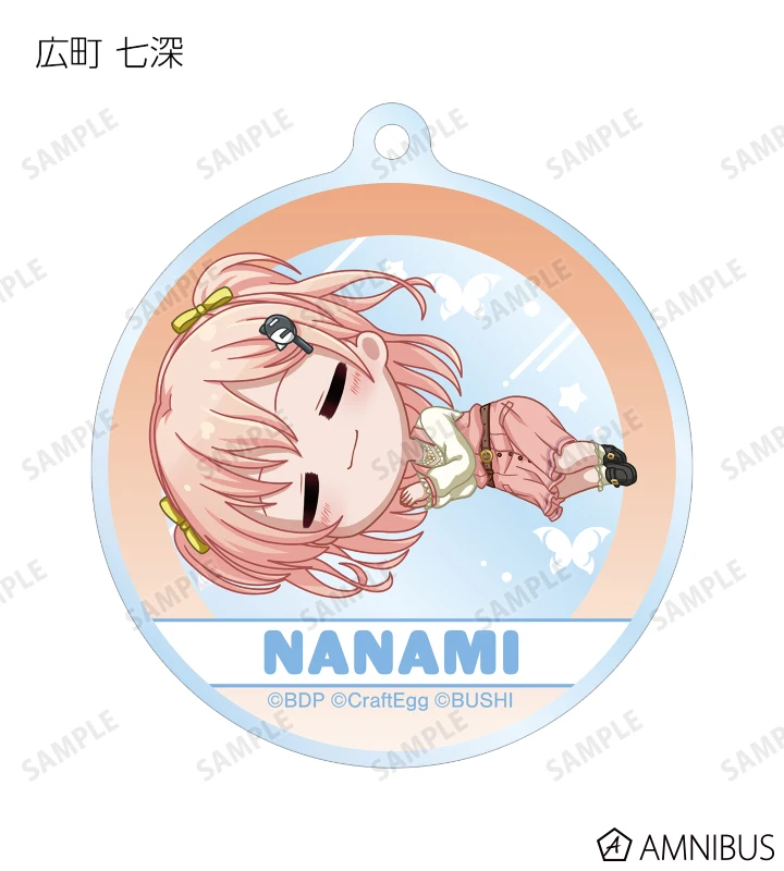 Cartoon Anime BanG Dream Acrylic Keychain  Figure Toyama Kasumi Hanazono Tae Ushigome Rimi Pendant Keyring Jewelry For Girl Gift