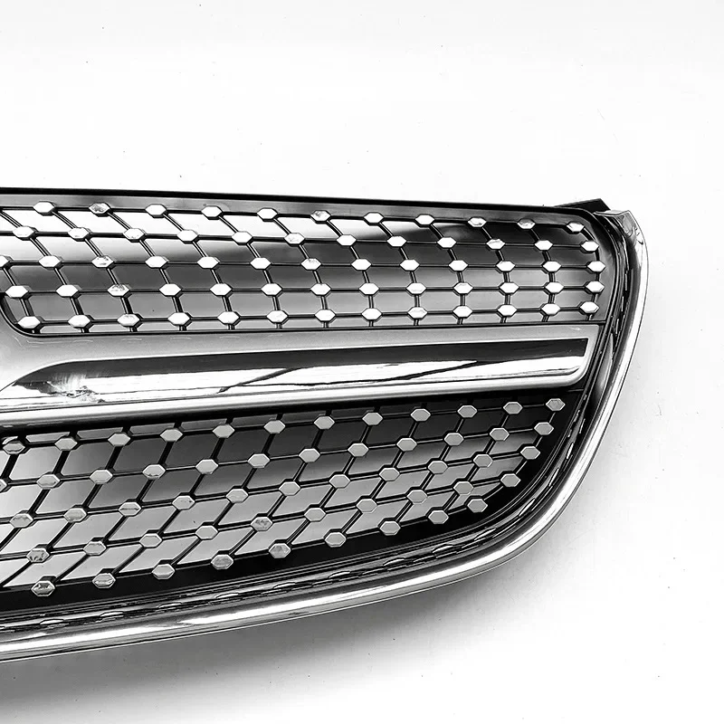 For Mercedes Benz V Class W447 2016-2020 Diamond Style Front Bumper Grille Hood Tuning Racing Grill Guard Protector Cover Tuning