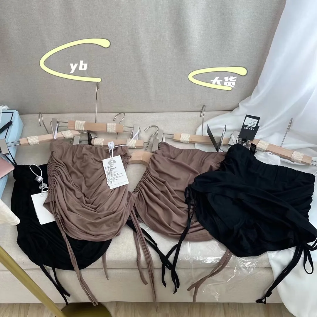 

Юбка-шорты с высокой талией для женщин, летняя, тонкая, повседневная, облегающая, свободная, стройнящая, в стиле Pure Desire