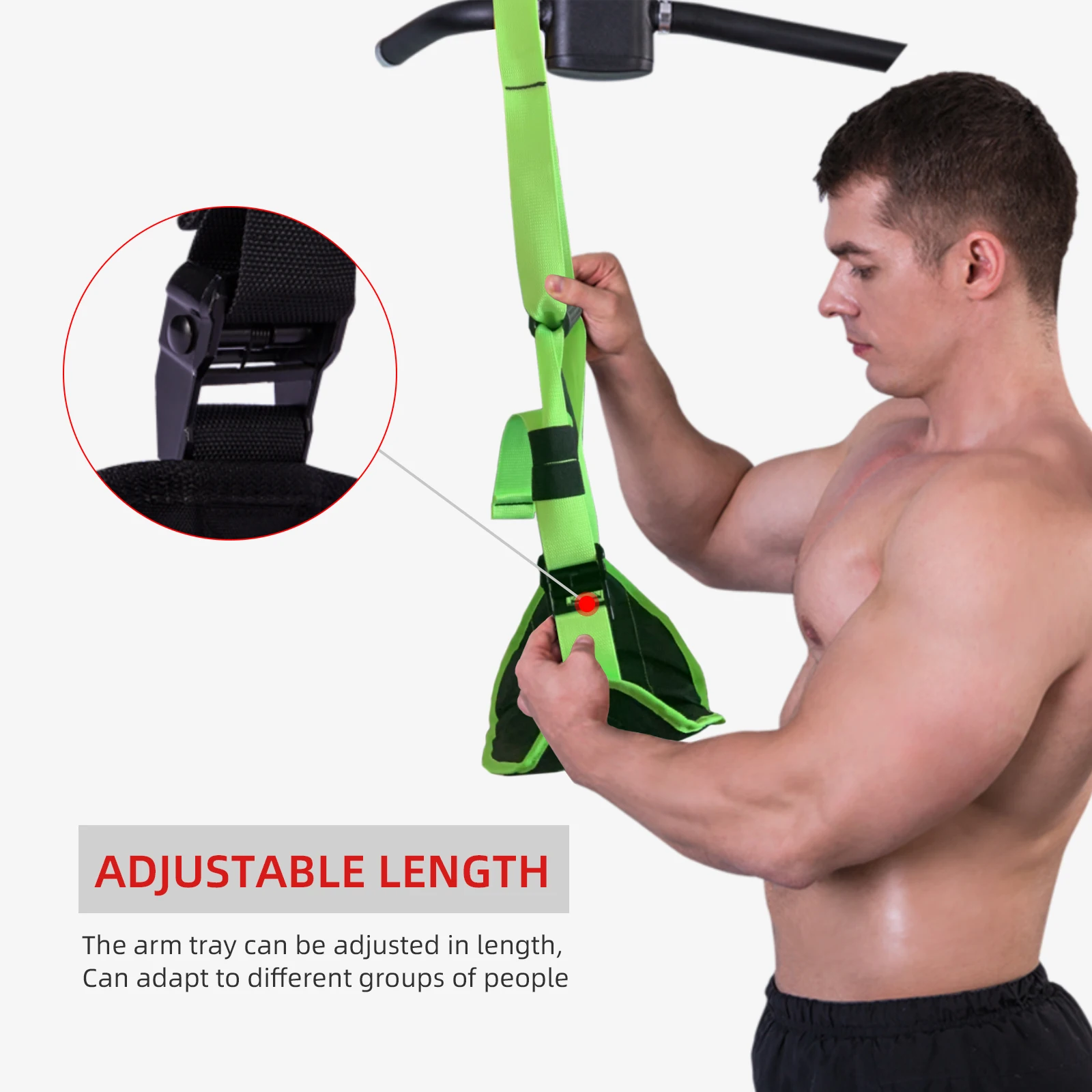 Straps for Pull Up Bar Hanging (Pair), Gym Ab Sling Straps for Arm Pull up Workout Support for Training Knee and Leg Raises