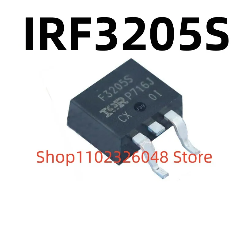 10PCS F3205S IRF3205STRLPBF 110A 55V  TO263 D2PAK N-channel Power Mosfet Field Effect IRF3205S IRF3205SPBF   CHIP  IN STOCK