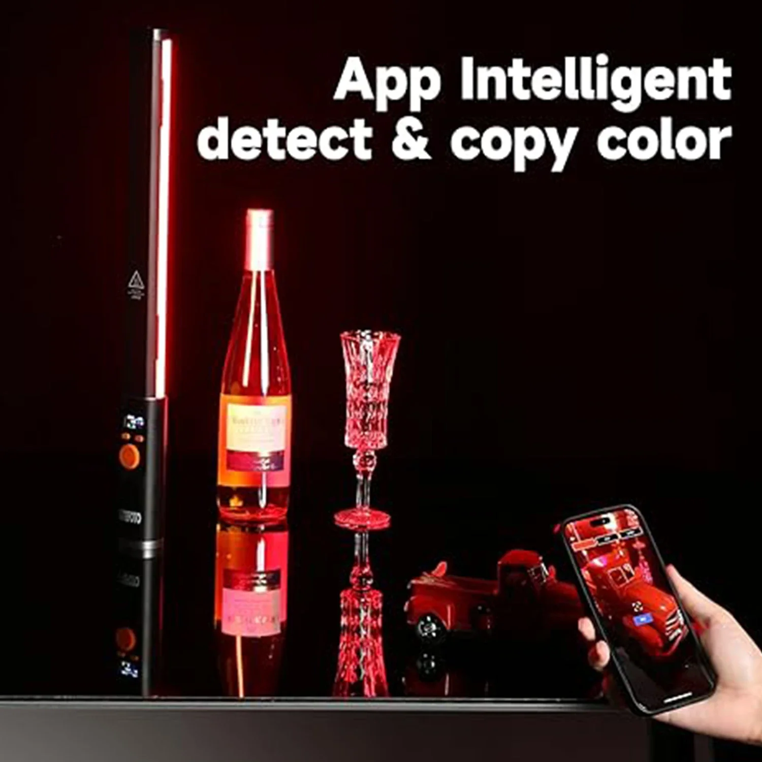SuteFoto TW20 RGB 다채로운 스틱 라이트 휴대용 LED 라이트 완드 CRI 95+ 2800K-10000K 사진 스튜디오 램프