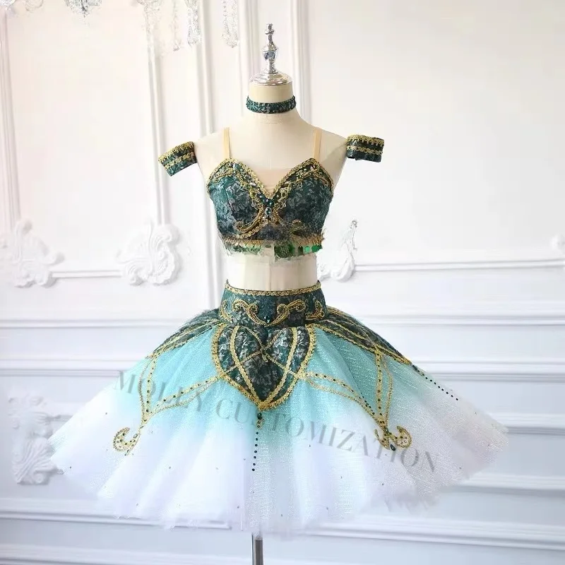 

New private custom pirate dancer variation split ballet performance skirt TUTU professional competition performance skirt